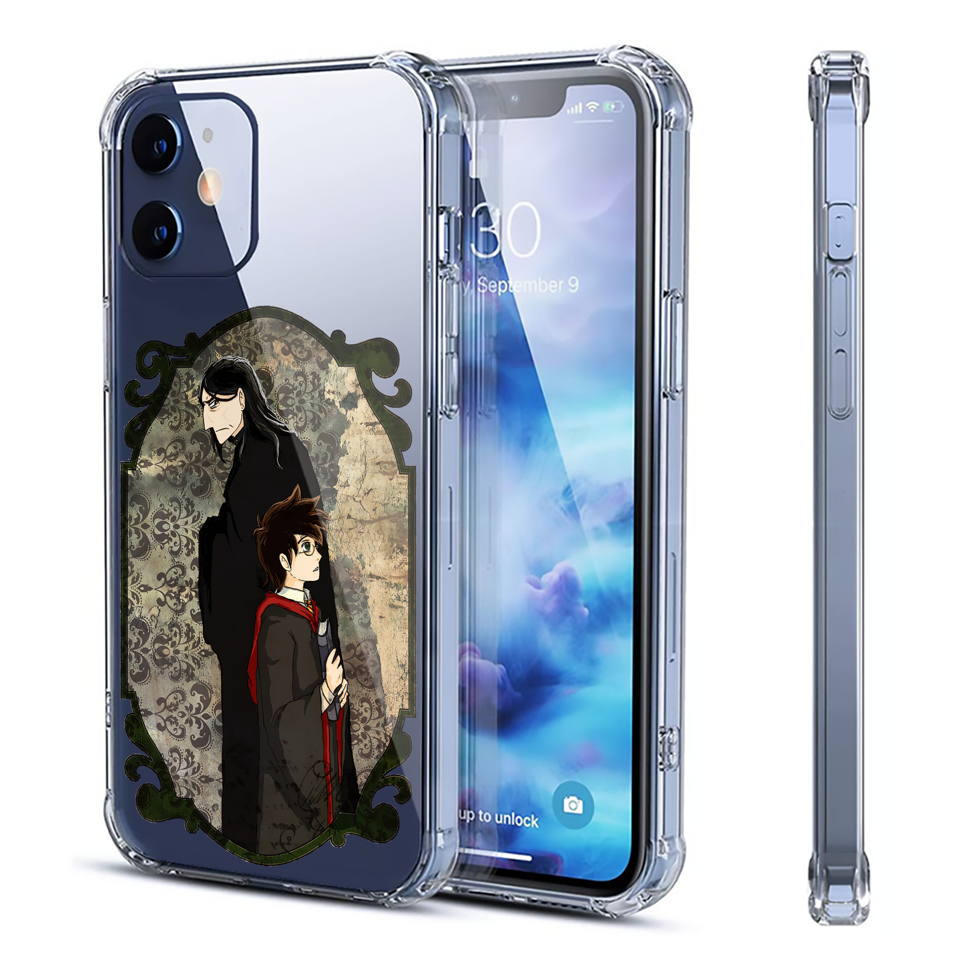 （画像用） Harry Potter ハリー・ポッターシリーズ 【iPhone 12シリーズ対応】透明スマホケース（クリアソフトケース）